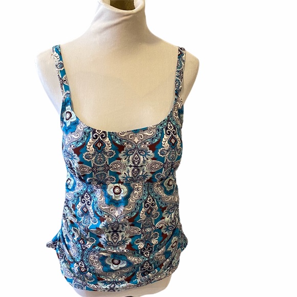 Swimsuits For All Other - New Swimsuits for all blue tankini size 10